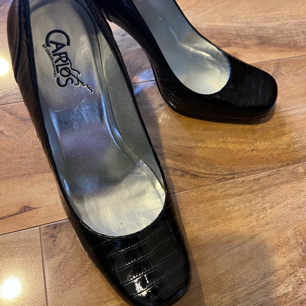 Black Patent Leather Pumps